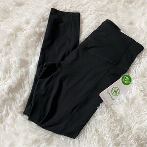 GAIAM Women's Black High Rise Leggings